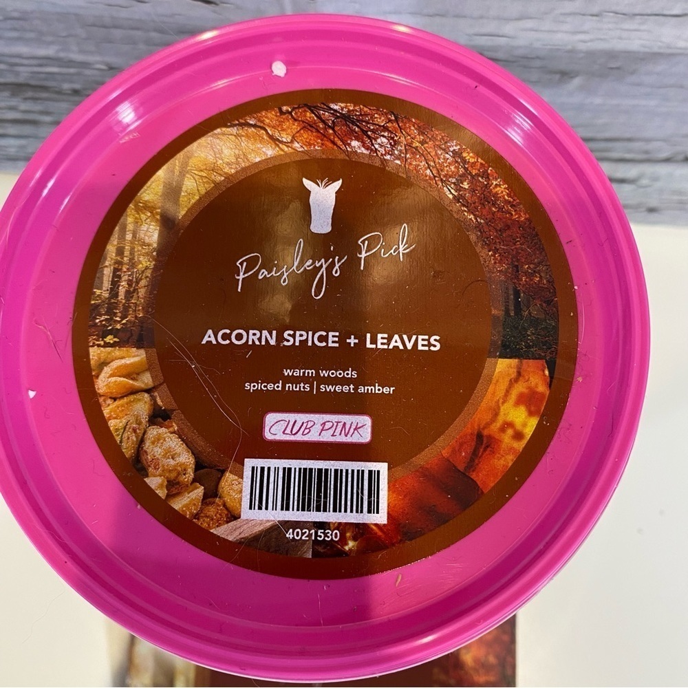 Pink Zebra Sprinkles Retired Acorn Spice & Leaves Soy Wax Melts 3.75oz Bag